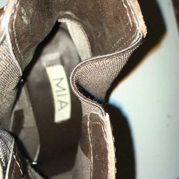 MIA brown leather boots 8M. (Brazil) - Picture 4 of 7